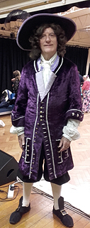 Colin in Playford costume Colin in Playford costume