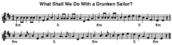 Drunken Sailor Drunken Sailor