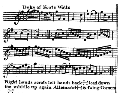 Duke of Kent's Waltz - facsimile Duke of Kent's Waltz - facsimile