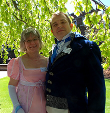 The Seppelers at the 2010 Jane Austen Ball in Rochester